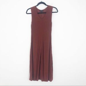 Banana Republic Red Knit Maxi Dress Size S